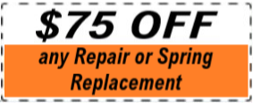 $75 Off Any Repair or Spring Replacement Coupon